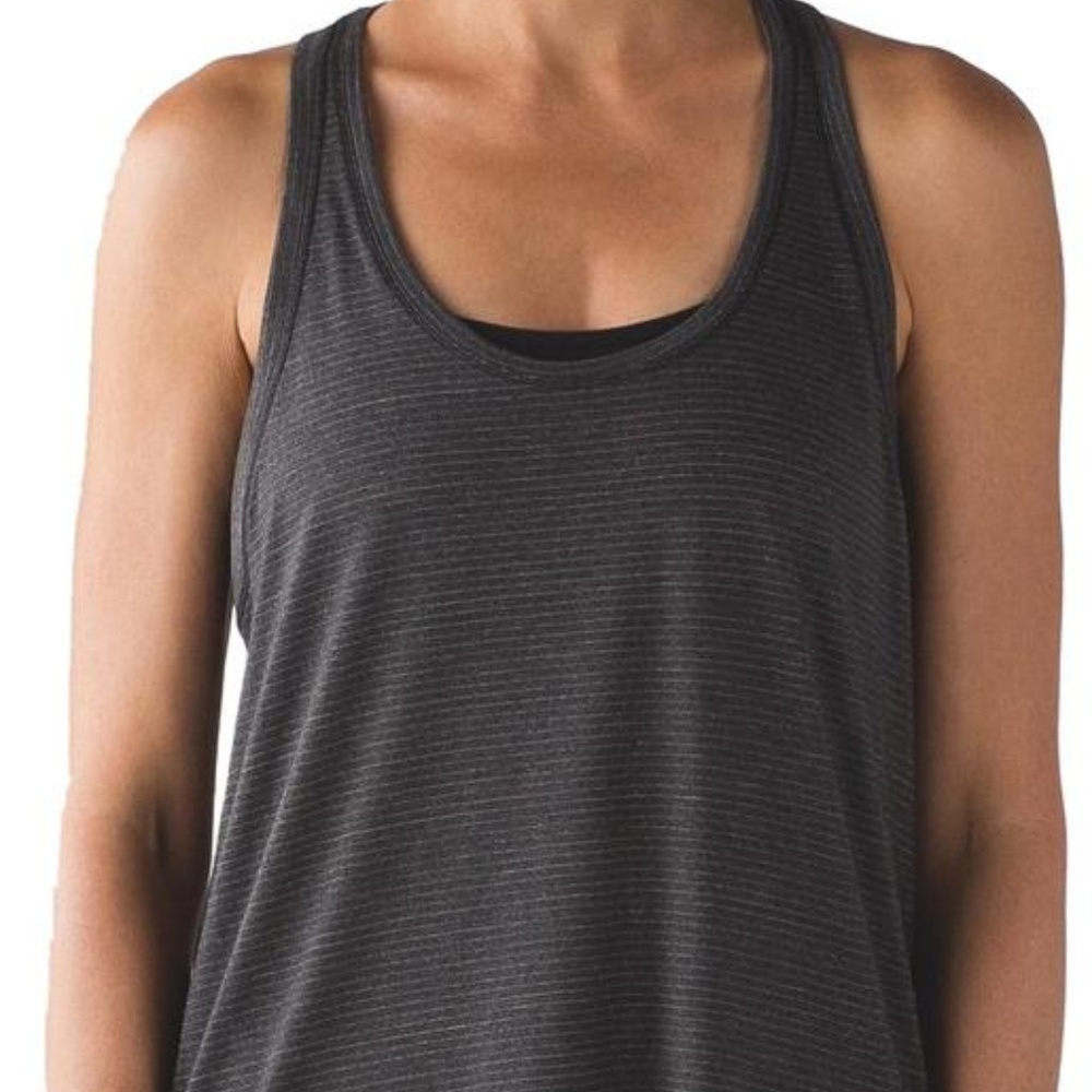 Lululemon Tie it up singlet - heathered black